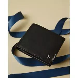 백화점정품 헤지스 남성 지갑 선물 핸드백 헤지스ACC (HJWA5F281BK) [CHESTER] 블랙 체크장식 소가죽 반지