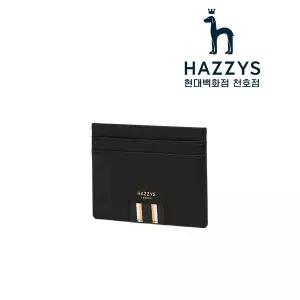 백화점정품 헤지스 남성 지갑 선물 핸드백 [헤지스ACC] HJHO2F503BK 블랙 로고배색 소가죽 카드지갑 축하