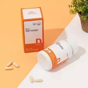 웰러스 바른 비타민D 450mg x90캡슐