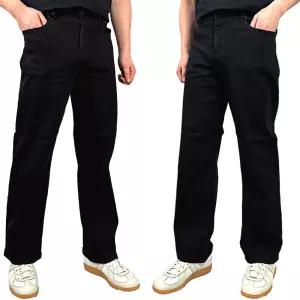 남성 청바지 블랙 세미 와이드핏 DS 데일리 데님팬츠 남자 중청 캐주얼 출근룩 사계절 일자바지