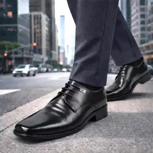 [브랜슈] MS-113 프리미엄 남성 수제화 키높이 남성구두 굽6cm 정장화 예식구두 면접