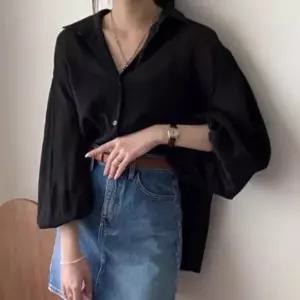 |CCH4288|여성용 봄 시즌 루즈핏 벌룬 소매 셔츠 블라우스
