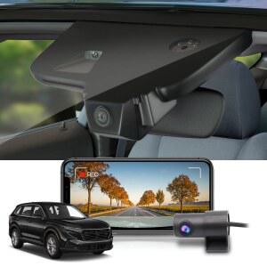 혼다 CRV 하이브리드 OEM 팩토리 룩 양방향 HD 비디오 내장 WiFi APP 루프 레코딩 G센서 설정이 Fitcamx 4K 후면 1080P