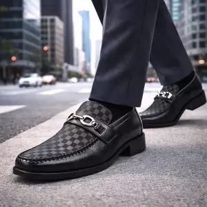 [브랜슈] MS-122 프리미엄 남성 수제화 남성구두 굽4cm 정장화 예식구두 면접 직장인 245~305mm