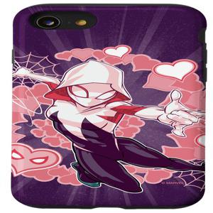 마블 스파이더맨 스파이더 바스 그웬 스테이시 하트 스마트 폰 케이스 iPhone SE (2020) 7 8 용