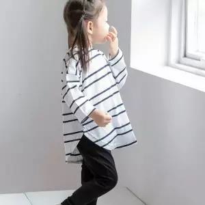 맘스메이드 예루예나아동 긴팔티 면 ST 보트넥 롱 모던