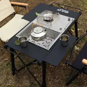 캠핑테이블 테이블 버너포함 휴대용 올인원 티트레이