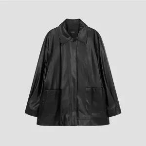 [롯데백화점]시스티나 레더 오버핏 트렌치 코트 AWWBYO31020