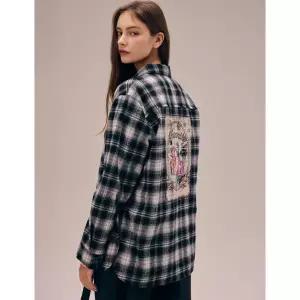 [롯데백화점]나이스클랍 프린트 체크 셔츠(N254MWB920)