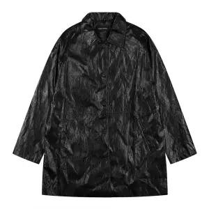 [코데즈컴바인](타임스퀘어점패션관) 레자트렌치 하프코트 (CJC-LE381W9)