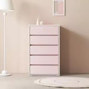안방 침실 모던 전도방지 5단 옷 서랍장 500 정리장 수납장 책상 의류