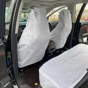 (타입 화이트 5인승 세트)차량용 일회용 시트 커버 세트 자동차 오염 방지 보호 덮개 자동차일회용 시트커