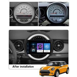 9인치 자동차 스테레오 멀티미디어 비디오 플레이어 GPS 내비게이션 미니 쿠퍼 R56 2007-2014용 안드로이드