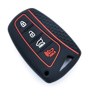 현대 그랜드 산타페 3 DM IX45 제네시스 DH 그랜저 아제라 HG 에쿠스 2013 실리콘 키 케이스 커버 리모컨