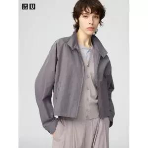 유니클로 UNIQLO 코튼블렌드쇼트블루종
