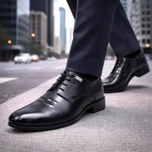 [브랜슈] MS-J135 프리미엄 수제화 남성구두 굽3.5cm 정장화 예식구두 면접 직장인 250~305mm