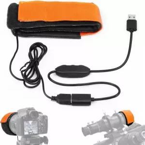 아스트로마니아 25cm USB 듀 히터 - 망원경 액세서리 스트랩 렌즈 워머 직경 3.15인치(80mm) 미만의 렌즈와