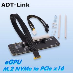 R43SG 4.0 노트북 GPU 독 M.2 MKey NVMe 외장 그래픽 카드 어댑터 PCIe 3.0 x4 라이저 케이블 ITX STX NUC
