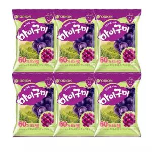오리온 마이구미 포도 66gx6개
