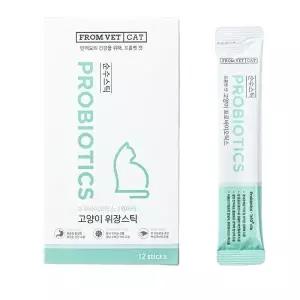프롬벳 고양이 순수스틱 영양제 12회분 장건강 유산균 1개