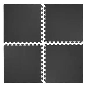 바투스포츠 운동 매트 층간소음 방음 퍼즐 1세트 4장 블랙