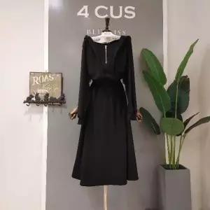 [하프클럽/포커스]  FS1B9OP5334 반집업 후드 롱원피스