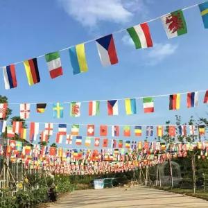 WL 세계 국기 세계 가랜드 만국기