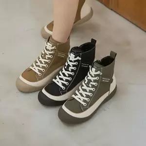 [엄지척]캐주얼 878RKJ25 122565 스니커즈 하이탑 여성 가죽 여성운동화