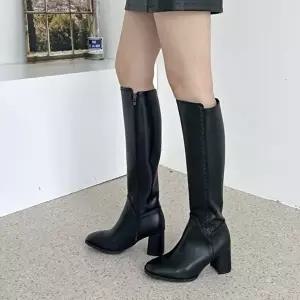 [엄지척]소가죽 039WYD44 빅사이즈 시크 무드 여성 롱부츠 5FWY