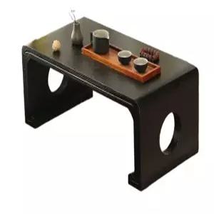 좌식 테이블 원목 다과상 좌탁 손님상 사각 티탁자 대나무 쇼파테이블