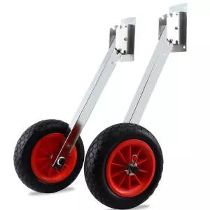 고무보트 바퀴 운반 낚시배 앵글 견인 각도 보조 요트 이동