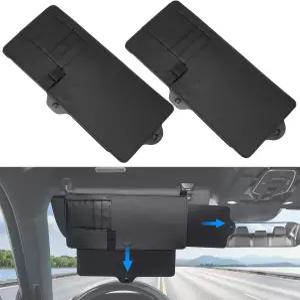 조이투투스 자동차 선바이저 익스텐더 자동차용 SUV용 자외선 차단 바이저 선블럭커 선스크린 (2팩)