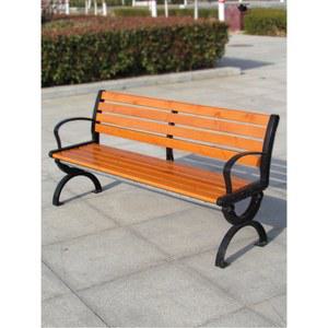 야외 벤치 의자 등벤치 철재 정류장 평벤치 주물 대기의자 방부목 80x35x45cm
