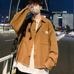 루즈핏 남성 빅사이즈 남자 셔츠 외투 오버핏자켓 Urk5+2mZk