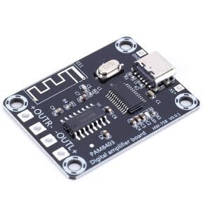 XH-A155 미니 소형 PAM8403 증폭기 보드 5W  2 채널 전력 모듈 4-8Q 용 웨이 오디오