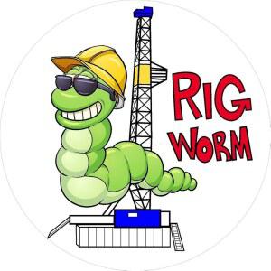 3 - 리그 웜 라운드 하드햇/헬멧 스티커 H218