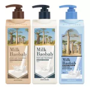 밀크바오밥 퍼퓸 샴푸 트리트먼트 바디워시 머스크 향