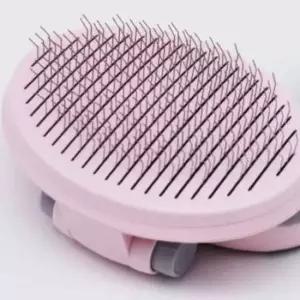 [반려] 슬리커 강아지 브러쉬 핑크 비숑 털 관리용 브러시 애완견용 실키