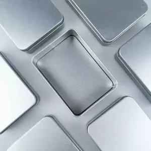 아트박스/웰리너리 사각 무지 틴케이스 포카 포토 굿즈 정리함 보관함