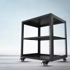 DJ 믹서 스탠드 랙 보관 선반 12U 장비 음악 디제잉