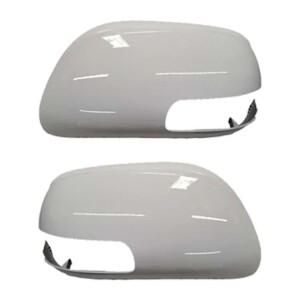 도요타 아우리스 2009 2012용 보호 커버 도어 미러 쉘 자동차 액세서리 교체 화이트 펄 블랙