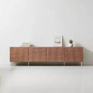 라자가구 비바 노블 템바보드 높은 거실장 2000 LNK152