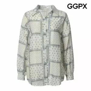 [GGPX] 페이즐리 시스루 셔츠 (GQ2SH010B)