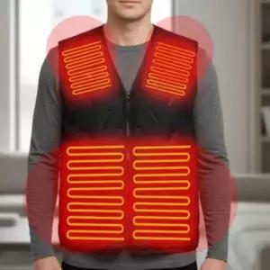 온열 발열조끼 기모 열선 겨울조끼 보온