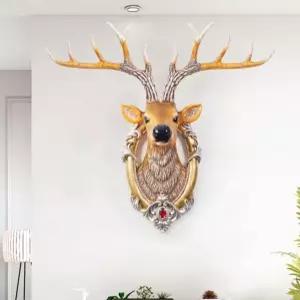 현대 복고풍 사슴 머리 인테리어 소품 거실 벽 벽걸이 장식 북유럽풍
