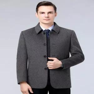 남성 가을 겨울 리버시블 코트 울 자켓 빅사이즈 캐시미어 E43Z4O 젠2