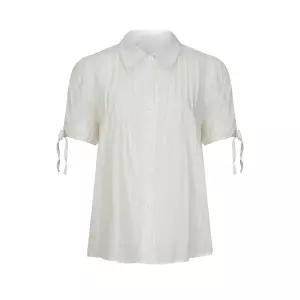 [오조크][오조크(OZOC)] 핀턱 카라 소매끈 블라우스 (택가격 87000원)