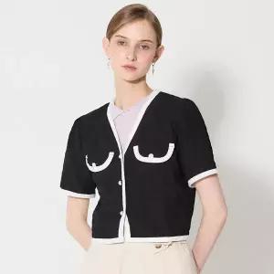 [오조크][오조크(OZOC)] 트리밍 반팔 자켓 (택가격 49000원)