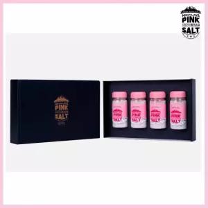 히말라야 핑크소금 선물세트11호 크리스탈굵은소금 400gX4개 보틀용기