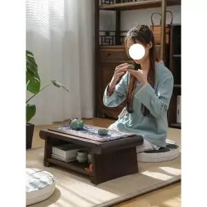 다과상 호족반 미니 전통찻상 원목 개다리 좌상 좌식 티테이블